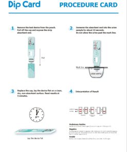 Prime Screen Alcohol ETG Urine Test - at Home Rapid Testing Dip Card Kit - 80 Hour Low Cut-Off 300 ng/mL - WETG-114 (5) 5 7 71Tc3rK3sJL