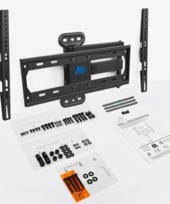 Mounting Dream TV Mount Full Motion with Perfect Center Design for 26-55 Inch LED, LCD, OLED Flat Screen TV, TV Wall Mount Bracket with Articulating Arm up to VESA 400x400mm, 60 lbs MD2377 27 71UWPIOseZL