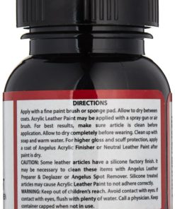 Alternative view of Angelus Acrylic Leather Paint Black