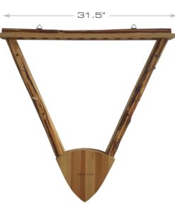 Alternative view of Rush Creek Creations Rustic 2 Compound Bow - 12 Arrow Wall Storage Rack - 5 Minute Assembly - Handcrafted