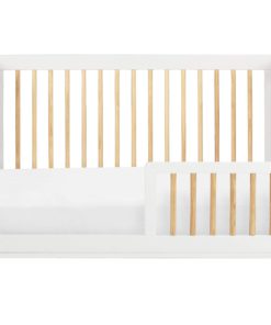 Babyletto Lolly 3-in-1 Convertible Crib with Toddler Rail, White/Natural White and Natural 16 71WLpcqCarL