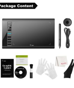 Graphics Drawing Tablet M708 UGEE 10 x 6 inch Large Active Area Drawing Tablet with 8 Hot Keys, 2048 Levels Pen, UGEE M708 Graphic Tablets for Paint, Digital Art Creation Sketch 13 71X nYdl7JL