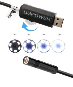 Alternative view of DBPOWER (2-in-1) 2Million Pixels 5Meter USB Waterproof HD 6LED Borescope Endoscope Inspection Tube Camera with USB Adpater for Android Device with OTG Function