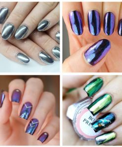 Born Pretty 8 Box Shinning Mirror Nail Glitter Powder Gorgeous Nail Art Chrome Pigment Glitters 8 Colors Bundle 1 15 71YrvO0IA4L