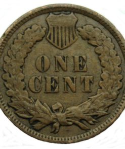 Alternative view of 1908 U.S. Indian Head Cent / Penny Coin