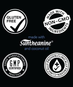 Suntheanine® L-Theanine 200mg (Double-Strength) in Cold-Pressed Organic Coconut Oil; Non-GMO & Gluten Free - 60 Liquid Softgels 9 71aMFTS1z9L