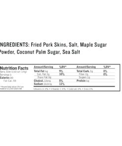Alternative view of Epic Artisanal Pork Rinds, Crackling Maple Bacon, 2.5 oz. Pouch 1 Count