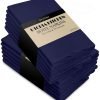 Utopia Kitchen Cloth Napkins (18 inches x 18 inches) - 12 Pack Soft and Comfortable Cotton Dinner Napkins Navy Pack of 12 Napkins