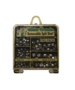 Water Gremlin Removable Split Shot Pro Pack, 48ea/BB, 36ea/3/0, 16ea/7, 12ea/5, 12ea/4