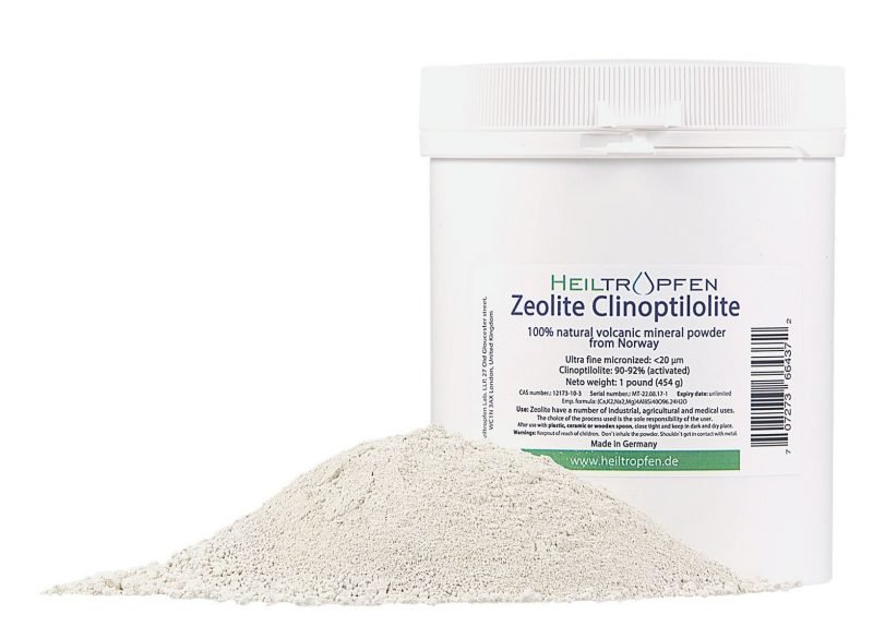 Zeolite Powder, 1 Pound, ULTRA FINE Lessthan 20 µm, Clinoptilolite 90
