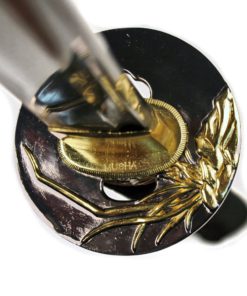 Ace Martial Arts Supply Classic Handmade Samurai Katana Sharp Sword-Musha Orchid Tsuba 9 71cpPK2BhPuL