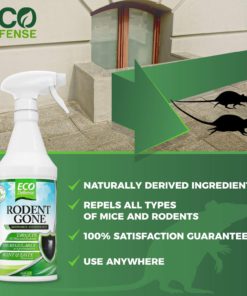 Alternative view of Eco Defense Mice Repellent - Humane Mouse Trap Substitute - Organic Spray - Guaranteed Effective - Works for All Types of Mice & Rats (16 oz)