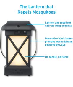 Thermacell Cambridge Mosquito Repellent Patio Shield Lantern; 15-Foot Zone of Protection Effectively Repels Mosquitoes; Functions as Lantern and/or Repellent; Ideal for The Deck, Patio or Back Yard 6.3x5.5x10.5 17 71f jOBXXOL