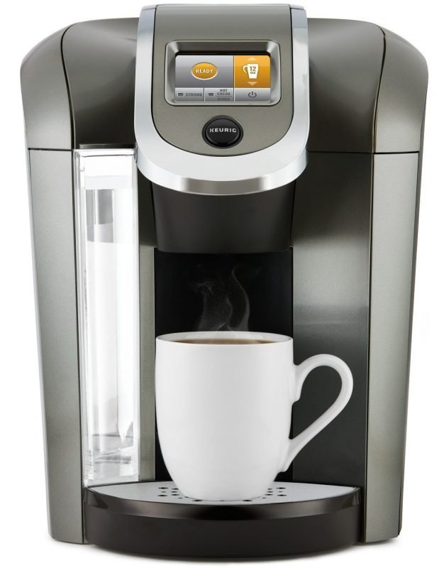Keurig K575 Single Serve K-Cup Pod Coffee Maker with 12oz Brew Size, Strength Control, and Hot Water on Demand, Programmable, Platinum - $477.95