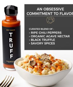 TRUFF Hot Sauce, Gourmet Hot Sauce with Ripe Chili Peppers, Black Truffle, Organic Agave Nectar, An ultra unique Flavor Experience in a 6 oz Bottle 12 71fZRaDDcKL