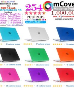 mCover iPearl Hard Shell Case for 14" HP Chromebook 14 G2 Series (14-Q010NR 14-Q020NR 14-Q029WM 14-Q030NR 14-Q070NR, etc) laptops (Clear) Clear 9 71faUUmme2L