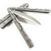 Deluxe Dragon Metal Steel Practice Balisong Butterfly Knife Trainer