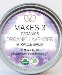 Alternative view of Makes 3 Organics Organic Miracle Body Balm, Lavender, 2 Fluid Ounce Lavender Miracle Balm