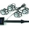 IdeaWorks JB7356 Solar Paw Print Lights (Set of 4), Black 43 71gpmJdTfnL