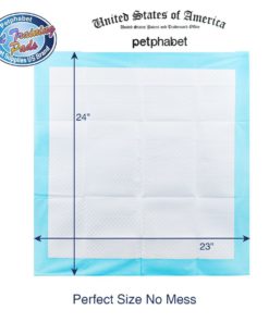 Alternative view of Petphabet Puppy Dog Training Potty Pee Piddle Pads - 50 Count 100 Count 150 Count Box - 23" x 24" Large - Ultra-Absorbent Pet Pee Pee Pads for Puppy Housebreaking 100 pack