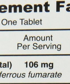 Pharmics - Ferretts Iron Supplement, High Potency 106 mg Elemental Iron - 60 tablets 1 Pack 6 71jjWocF LL