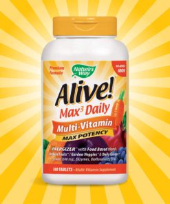 Alternative view of Nature's Way Alive! Max3 Daily  (no iron added)