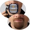 Mens Goatee Shaving Template | Create a Perfectly Shaped Goatee Every Time | Adjustable | Reduces Shaving Time | Shape Van Dyke, Goatee and Circle Beard, by GoateeSaver (Version 1.1) Version 1.1