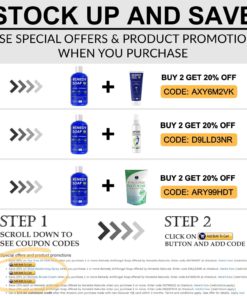 Remedy Antifungal Soap, Helps Wash Away Body Odor, Athlete’s Foot, Nail Fungus, Ringworm, Jock Itch, Yeast Infections and Skin Irritations. 100% Natural with Tea Tree Oil, Mint & Aloe 12 oz 13 71kqdNO32B3L