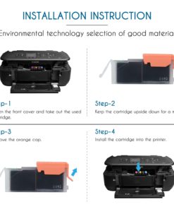 Allwork PGI250XL CLI251XL Compatible Ink Cartridges Replacement for Canon PGI-250XL CLI-251XL Work with Canon Pixma MX922 iX6820 8720 7220 MG7520 6620 5520 6320 7120 5420 722 5620 5422 5522 6420 5Pack 9 71mnnMcF XL
