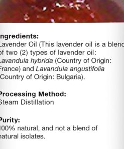 Majestic Pure Lavender Oil, Natural, Therapeutic Grade, Premium Quality Blend of Lavender Essential Oil, 4 fl. Oz Single Pack 14 71nEePrNiML