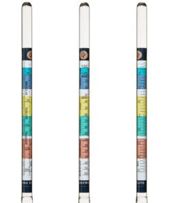Brewer's Elite Hydrometer - for Home Brew Beer, Wine, Mead and Kombucha - Deluxe Triple Scale Set, Hardcase and Cloth - Specific Gravity ABV Tester 10 71nTKVha6yL