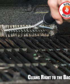 Alpha Grillers BBQ Grill Brush. Stainless Steel Bristles, 18 Inch Long Tools. Best Cleaner for A Weber Barbecue 17 71nqcQmoAWL