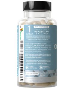 Conception Fertility Prenatal Vitamins - Regulate Your Cycle, Balance Hormones, Aid Ovulation - Myo-Inositol, Vitex, Folate Folic Acid Pills - 60 Vegetarian Soft Capsules 9 71ryriCV8YL