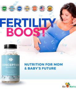 Conception Fertility Prenatal Vitamins - Regulate Your Cycle, Balance Hormones, Aid Ovulation - Myo-Inositol, Vitex, Folate Folic Acid Pills - 60 Vegetarian Soft Capsules 12 71vkPbkaOFL
