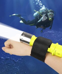 HeCloud 2 Pack LED XM-T6 Professional Diving Flashlight with Battery Charger, Bright LED Submarine Light Scuba Safety Lights Waterproof Underwater Torch for Outdoor Under Water Sports (Yellow) 12 71wBrk2vQqL