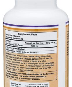 Cissus Quadrangularis Super Extract, 150 Capsules, Made in The USA, Dietary Supplement for Joint and Tendon Pain, 1000mg Serving Size 12 71xILTatKaL