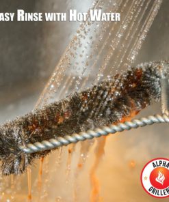 Alpha Grillers BBQ Grill Brush. Stainless Steel Bristles, 18 Inch Long Tools. Best Cleaner for A Weber Barbecue 15 71xajOnJMQL