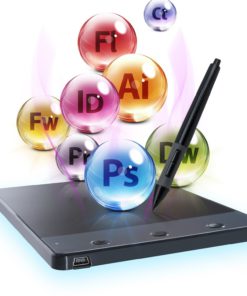 HUION H420 Osu Tablet Graphics Drawing Signature Pad with 3 Express Keys (4-by-2.23 Inches) (Black) Black 14 71xzc8guTfL