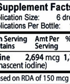Nascent Iodine Supplement - High Potency Liquid Drops for Thyroid Support to Improve Energy & More - Iodine Edge -30 ml (1.0 fl oz) 11 71yf2B14z2FL