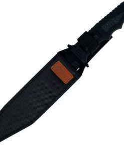 MTech USA MT-086 Series Fixed Blade Hunting Knife, Straight Edge Blade, Black Handle, 12-1/4-Inch Overall Black Blade 4 81 RiKYpypL