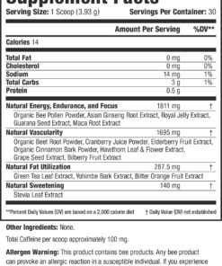 Natural Pre Workout Powder, Raw Tea Original Flavor – Best Metabolism Booster for Men and Women Made from 15 Premium Herbs and Superfoods *No Jitters Energy Supplement* by Natural Force, 4.16 Ounce 7 81 YA GY0AL