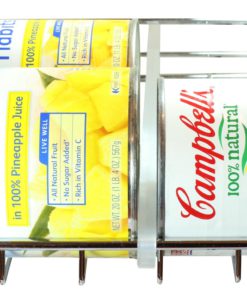 DecoBros Supreme Stackable Can Rack Organizer, Chrome Finish 9 81 Ykq2UTmL