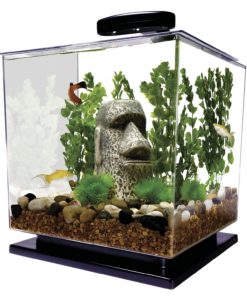 Alternative view of Tetra LED Cube Shaped 3 Gallon Aquarium with Pedestal Base