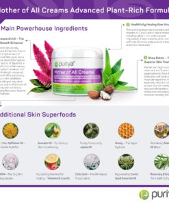 Puriya Cream for Eczema, Psoriasis, Dermatitis and Rashes. Powerful Plant Rich Formula Provides Instant and Lasting Relief for Severely Dry, Cracked, or Irritated Skin (4.5 oz) Light Peppermint 4.5 Ounce 14 8108mhQnGfL