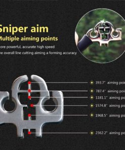 YZXLI Professional Outdoor Hunting Stainless Steel slingshots and Bag Slingshot + bag 11 812BDKIc P3L