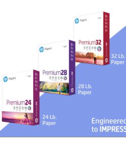 HP Printer Paper, Premium32, 8.5 x 11 Paper, Letter Size, 32lb Paper, 100 Bright, 1 Ream / 500 Sheets, Presentation Paper, Acid Free Paper (113100R) 11 814d6qEnEUL