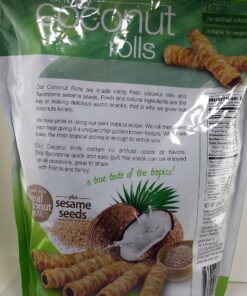 Tropical Fields Crispy Coconut Rolls, 9.3 oz 4 815dycr01mL