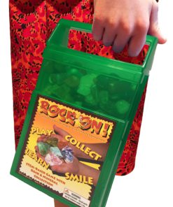 ROCK ON! Geology Game with Rock & Mineral Collection – Collect and Learn with STEM-based Educational Science Kit in Carrying Case - Amethyst, Rhodonite, Selenite Crystal, Unakite and lots more 13 817i3z3cXpL