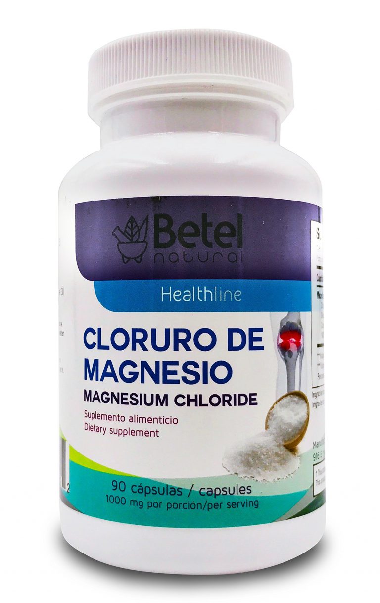 Magnesium Chloride Plus 90 Capsules - Cloruro De Magnesio Plus 90 Capsulas