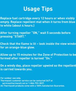 Thermacell Cambridge Mosquito Repellent Patio Shield Lantern; 15-Foot Zone of Protection Effectively Repels Mosquitoes; Functions as Lantern and/or Repellent; Ideal for The Deck, Patio or Back Yard 6.3x5.5x10.5 19 818actnrs2BL